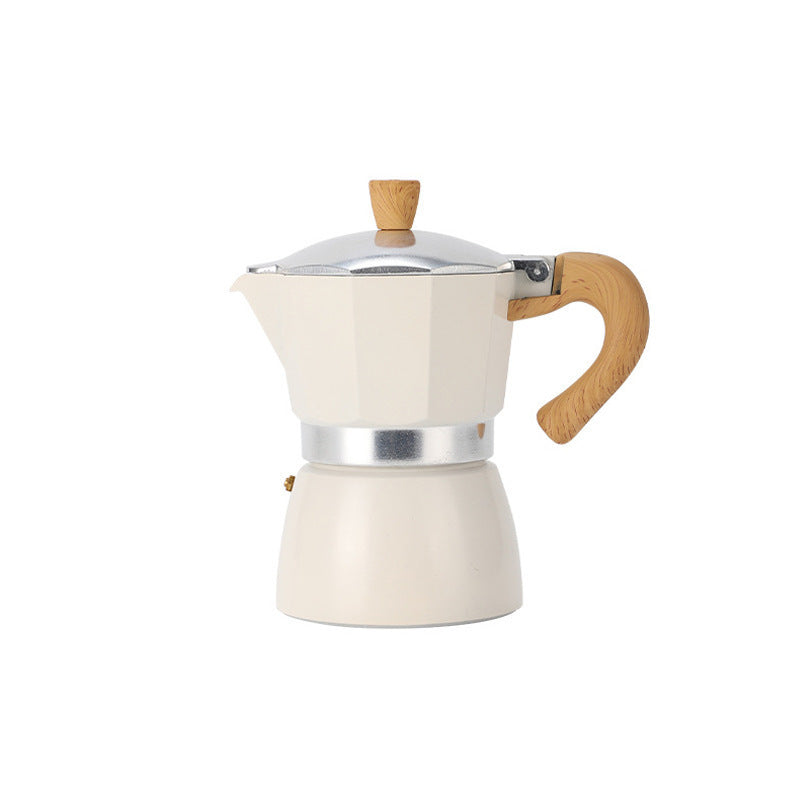 Single Valve Moka Pot Italian Small Coffee Pot Electric Ceramic Stove Coffee Tool Suit