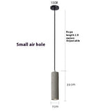 Cement Industrial Style Bedroom Bedside Lamp Creative Nordic Restaurant Water Pipe Small Droplight
