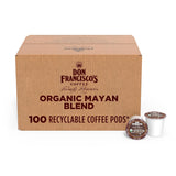 Kona Blend Coffee - 100 K-Cup Compatible Single-Serve Pods - 10% Hawaiian - Recyclable through Terracycle - Compatible with Keurig Brewers