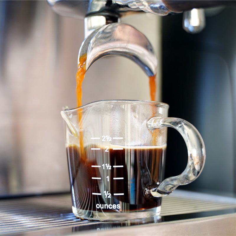 Double-Mouth Milk Cup Coffee Milk Cup Espresso Glass Coffee