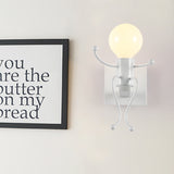 Modern Creative LED Wall Lamps Bedroom Bedside Lamp Nordic Iron Corridor Stairs Bar Restaurant Wall Light Child Room Decoration