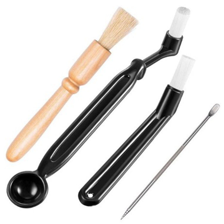 Coffee Machine Cleaning Brush Grinder Wooden