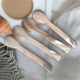 12CM Shell Hotel Coffee Dessert Ice Cream Spoon