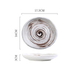 Ceramic Irregular Sushi Snack Plate Home Side Dish Plate Creative Restaurant Tableware