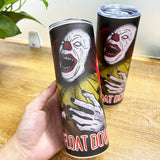 1pc, Stainless Steel Coffee Cup, Cold Drink Ice Water Cup, Christmas Cup, Horror-Themed Insulated Travel Cup, Summer Outdoor Beverage Cup, Fruit Juice Beverage Cup, Halloween Gifts