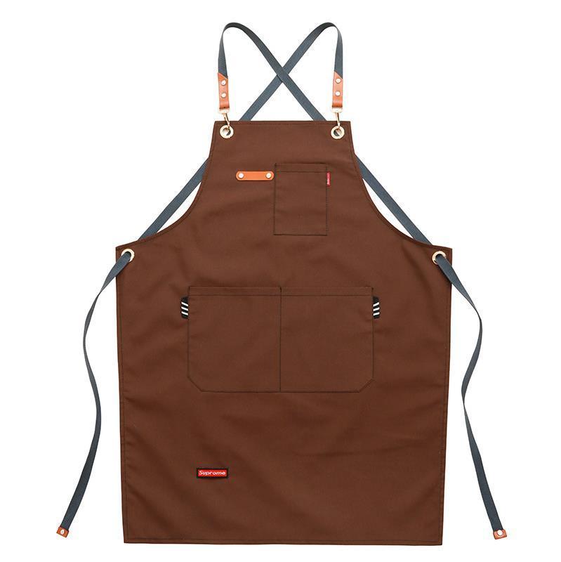 Denim Canvas Apron Restaurant Baking Barber Men's And Women's Work Clothes