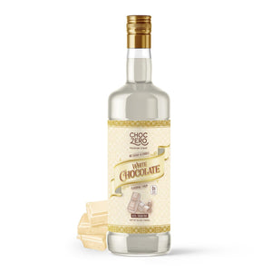 Choczero Sugar Free White Chocolate Syrup for Coffee - Latte Flavoring Syrups -