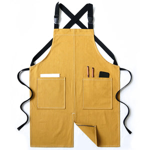 Cowboy Apron Korean Style Personality Barista Tea Shop