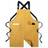 Cowboy Apron Korean Style Personality Barista Tea Shop