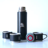 FLASK VANUAT Sports Stainless Steel Wide Mouth Water Bottle Double-Wall Vacuum Insulation Keeps Liquids Hot or Cold with Insulated Thermos Tumbler Mug Cup Sweat Design COLLECTIONS