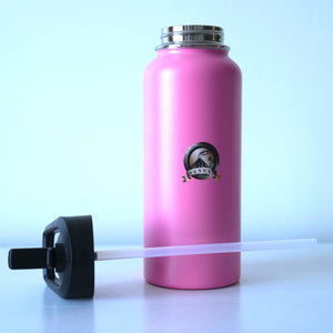 FLASK VANUAT Sports Stainless Steel Wide Mouth Water Bottle Double-Wall Vacuum Insulation Keeps Liquids Hot or Cold with Insulated Thermos Tumbler Mug Cup Sweat Design COLLECTIONS