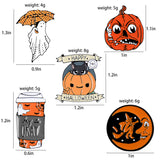 Happy Halloween Enamel Pin Custom Coffee Moon Ghost Pumpkin