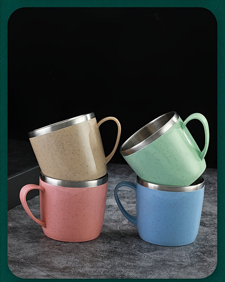 304 Stainless Steel Coffee Cup, Portable Simple Water Cup, Suitable For Outdoor Camping Travel