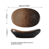 Chopsticks Shelf Ceramic Hotel Table Setting Chopsticks Holding Shelf Chopstick Rest Household Restaurant