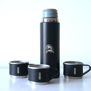 FLASK VANUAT Sports Stainless Steel Wide Mouth Water Bottle Double-Wall Vacuum Insulation Keeps Liquids Hot or Cold with Insulated Thermos Tumbler Mug Cup Sweat Design COLLECTIONS