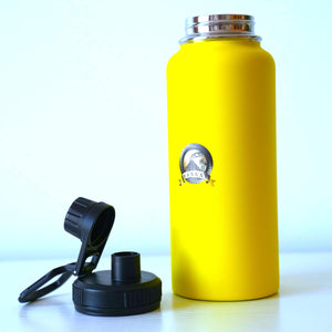 FLASK VANUAT Sports Stainless Steel Wide Mouth Water Bottle Double-Wall Vacuum Insulation Keeps Liquids Hot or Cold with Insulated Thermos Tumbler Mug Cup Sweat Design COLLECTIONS