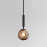 Glass Small Droplight Restaurant Bar Cafe Model Room Bedroom Bedside Lamp