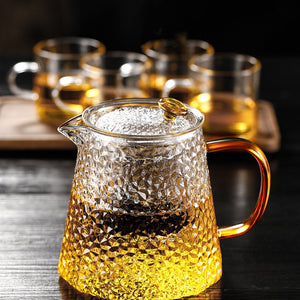 Household Hammer Pattern Electric Ceramic Stove Filter Tea Brewing Pot