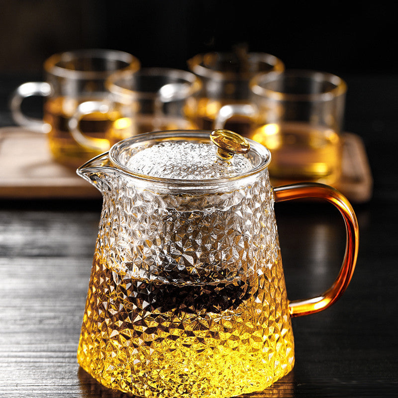 Household Hammer Pattern Electric Ceramic Stove Filter Tea Brewing Pot