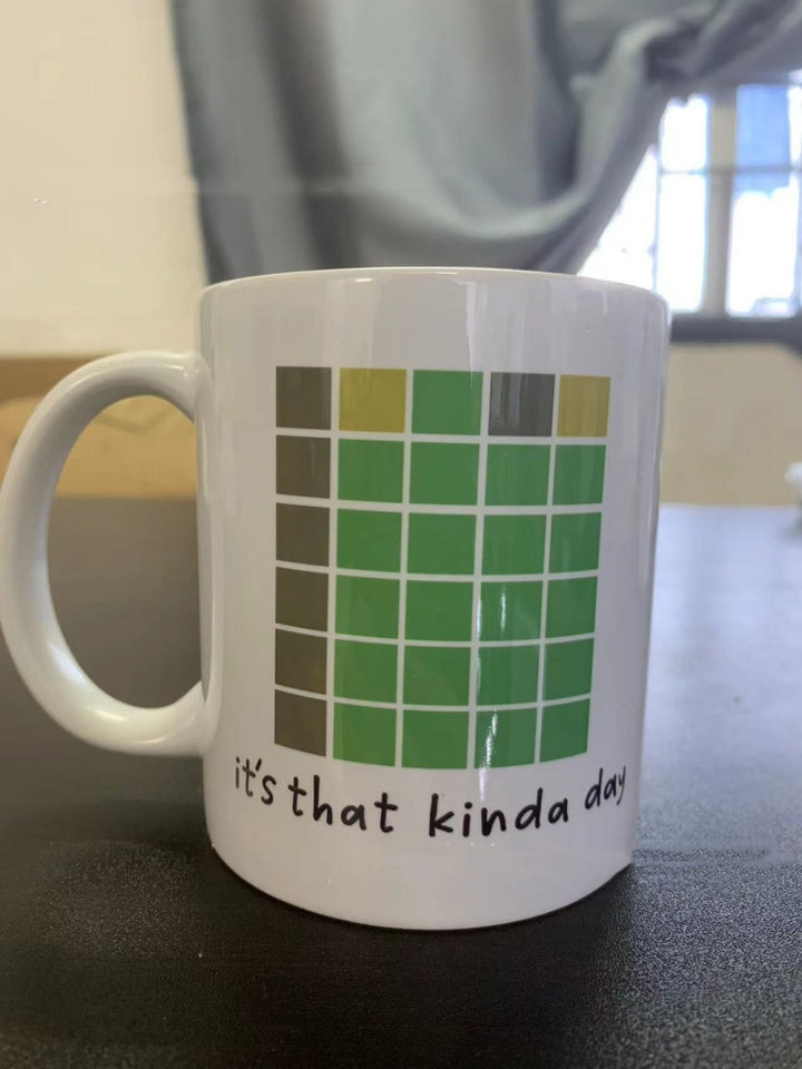 Ceramic Coffee Cup Wordle Lovers