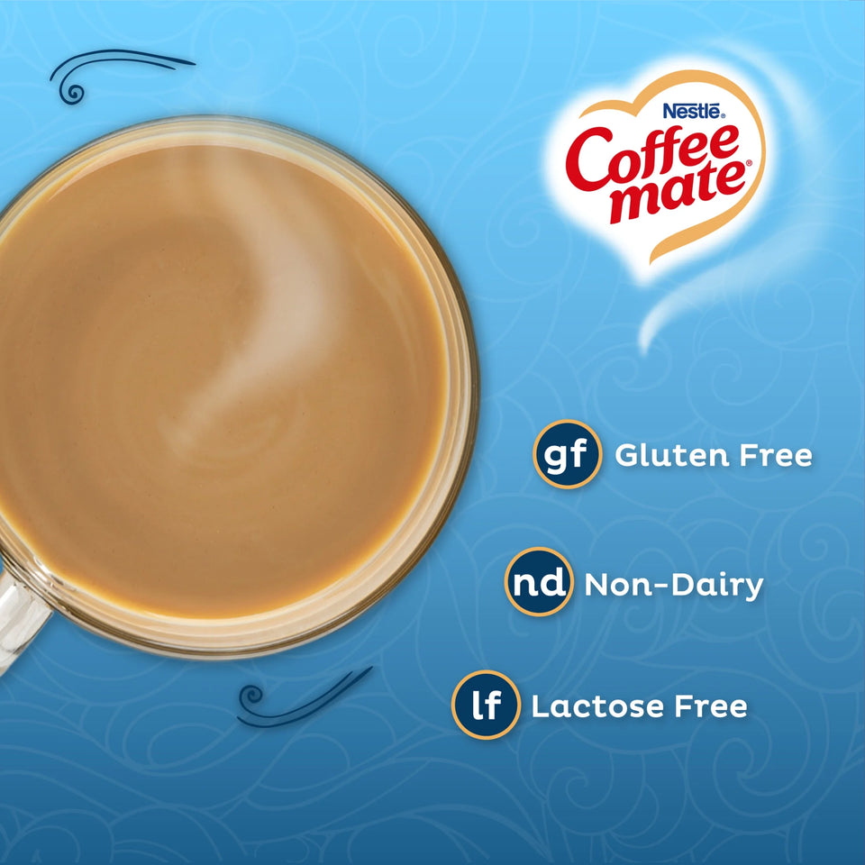 Nestle Coffee Mate, Zero Sugar Variety Pack, Powdered Coffee Creamer, 4 Flavors, 4 Count