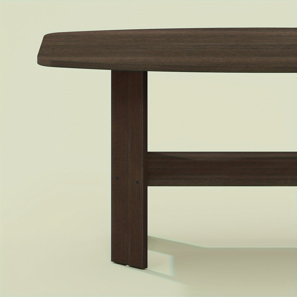 Simple Design Coffee Table, Minimalist and Stylish, Perfect for Living Room or Bedroom, Durable Wood Construction, Easy Assembly