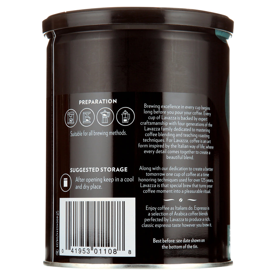 Espresso Decaffeinato Medium Roast Ground Coffee, 8Oz
