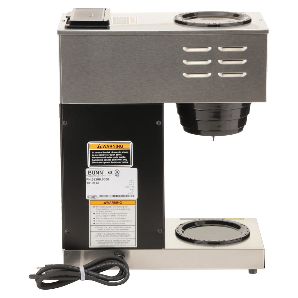 VPR 12-Cup Commercial Coffee Brewer, 2 Warmers