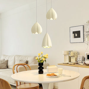 Bud Restaurant Chandelier French Cream Style Cozy And Romantic Bedroom Bedside Lamp