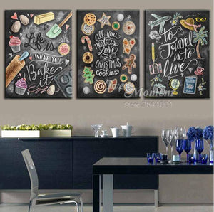 Life is What You Bake It Diamond Painting DIY Hobby Food Diamond Embroidery Picture Decoration for Restaurant Dining Room