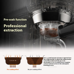 Italian American Hot And Cold Double Temperature Semi-automatic Household Coffee Machine