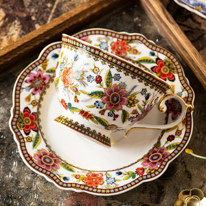 French Coffee Cup Retro Exquisite Ceramic Coffee Set Suit