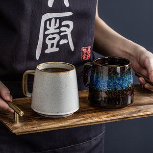 Creative Retro Ceramic Cup Office Tea Home Large-capacity Coffee