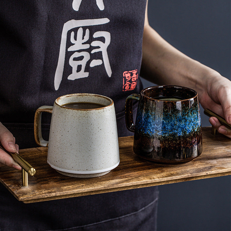 Creative Retro Ceramic Cup Office Tea Home Large-capacity Coffee