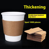 Heat Insulation Waterproof Thickened Disposable Coffee-cup Sleeve