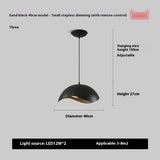 Nordic Restaurant Chandelier Post-modern Creative Wood Grain UFO Island Table Lamp