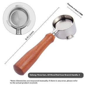 51mm Coffee Machine Handle Modified Solid Wood Handle