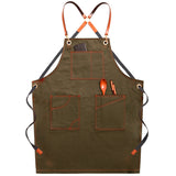 Denim Apron Female Fashion Barista Work Clothes Waist