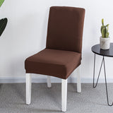Solid color elastic one-piece chair cover restaurant hotel hotel custom cover cover household conference universal chair cover stool