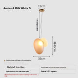 Nordic Restaurant Bedroom Chandelier Creative Table Study Room Decoration LED Lights