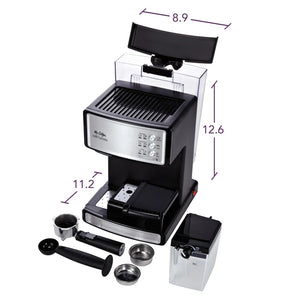 Espresso and Cappuccino Maker | Café Barista , Silver