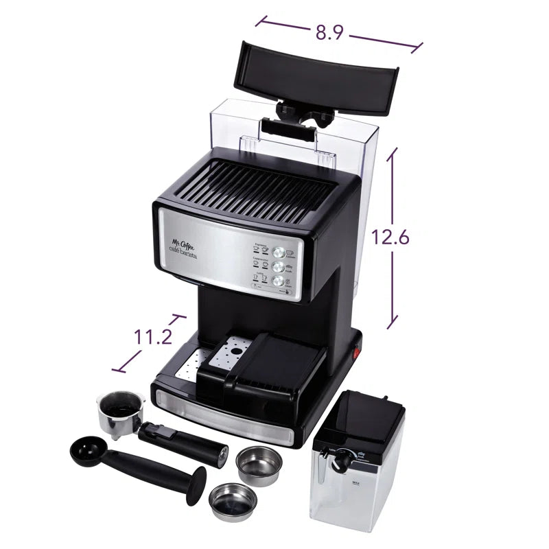 Espresso and Cappuccino Maker | Café Barista , Silver