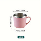 304 Stainless Steel Coffee Cup, Portable Simple Water Cup, Suitable For Outdoor Camping Travel