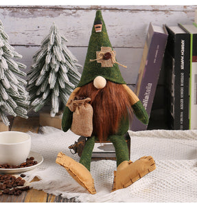 Coffee Long Leg Doll Decoration Ornaments