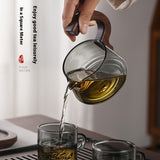 Lazy Tea Making Pot Glass Teapot Automatic Tea Set