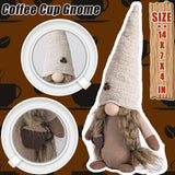 Knitted Faceless Doll Hand-grinding Coffee Christmas Holiday Decorations
