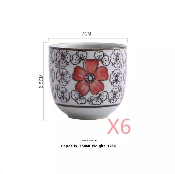 Restaurant Ding Room Commercial High Temperature Porcelain Tea Making Tea Cup