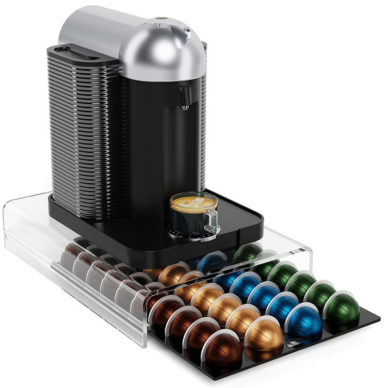 Acrylic Capsule Coffee Storage Rack