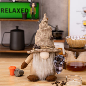 Coffee Faceless Doll Dwarf Ornaments