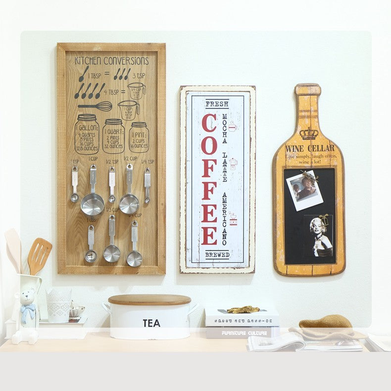 Creative Home Stay Coffee Shop Kitchen Decoration Wall Hanging